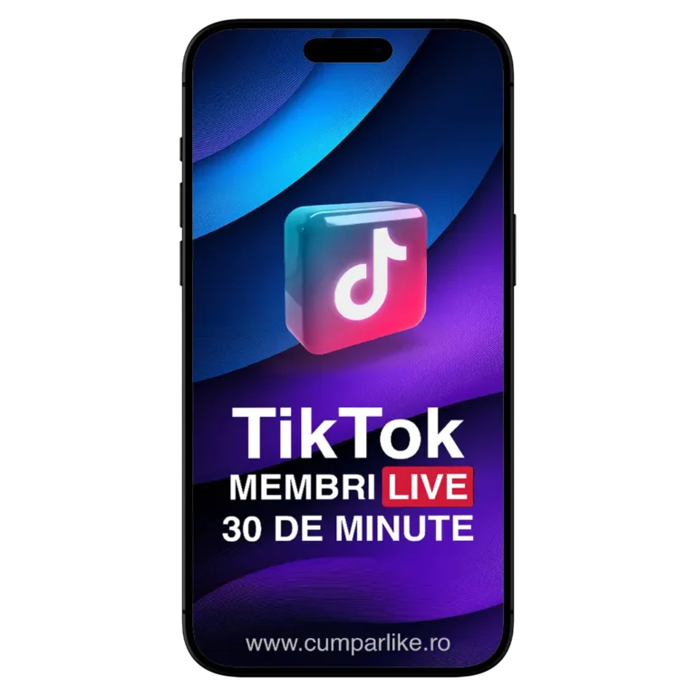 Membri TikTok Live cu comentarii - 30 de minute